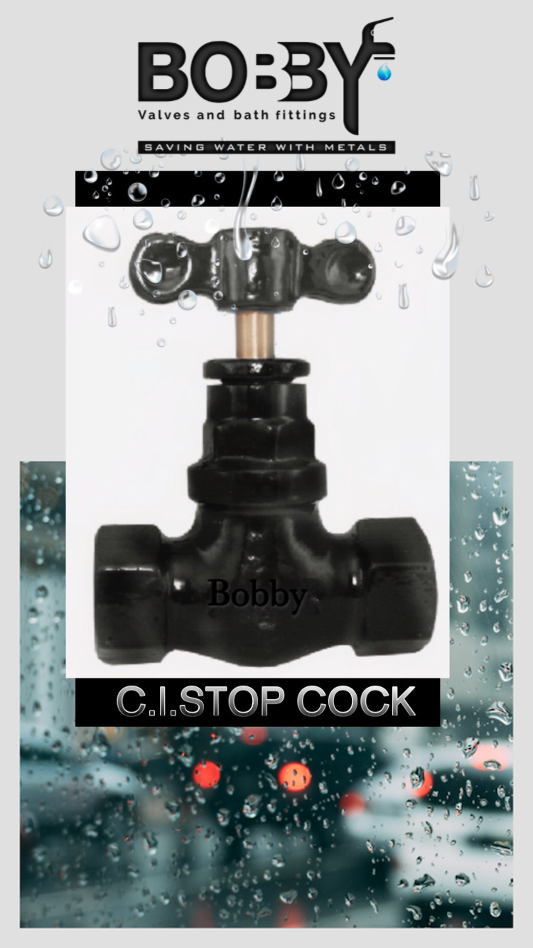 C.I.STOP COCK HEAVY 15MM (With Brass Working Parts)